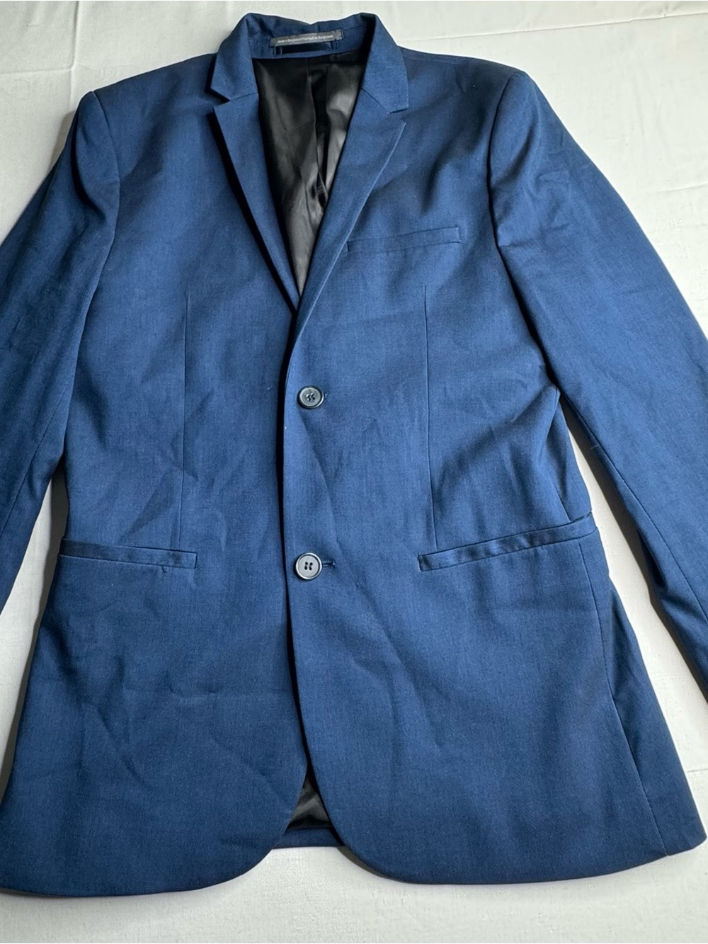 H&M Navy Blue Two-Button Men's Blazer